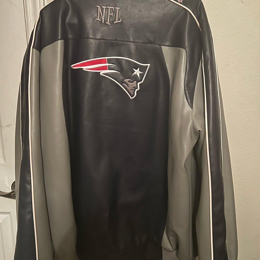 NFL LEATHERMAN JACKET Patriots XL